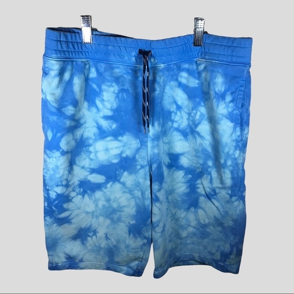 Lands end boys floral tie-dye print  drawstring waist short size 14H-16H - Picture 1 of 6